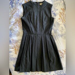 Michael Kors Black Textured Mini Dress